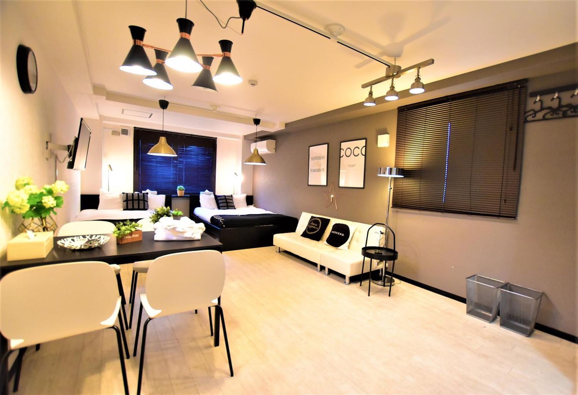 Apartmán Kuromon28-Near Kuromon Market,Nihonbashi Station Ósaka Exteriér fotografie